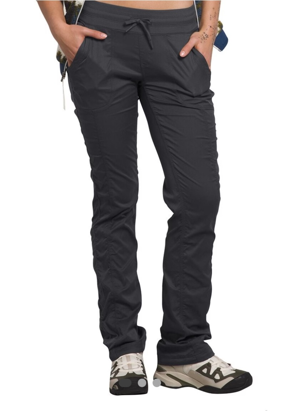 The North Face Aphrodite 2.0 Pants Size Small Black Straight Leg Hiking Outdoor